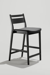 Sigsbee Stool with Upholstered Seat